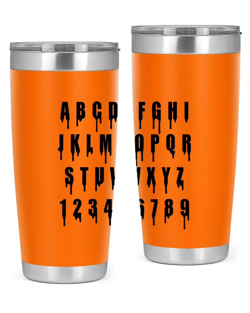 drip font 164#- black words phrases- Cotton Tank