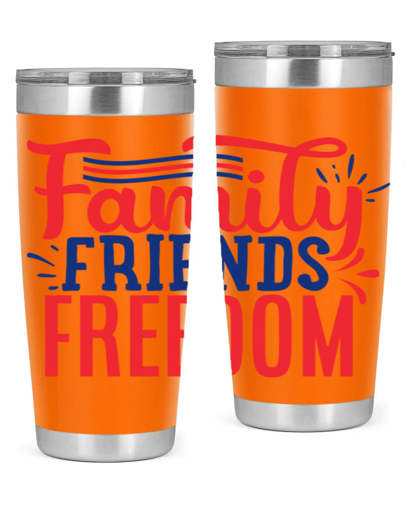 family friends freedom Style 48#- Fourt Of July- Tumbler