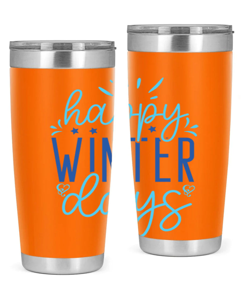 happy winter days 121#- winter- Tumbler