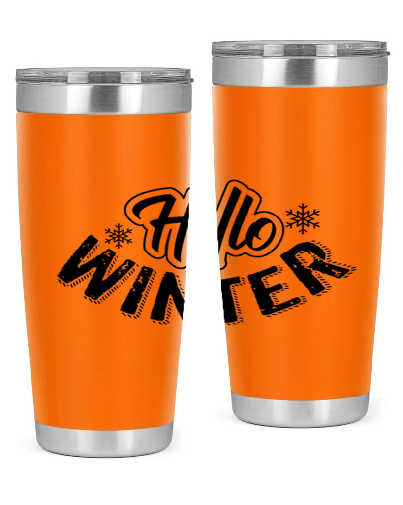 hello winter 169#- winter- Tumbler