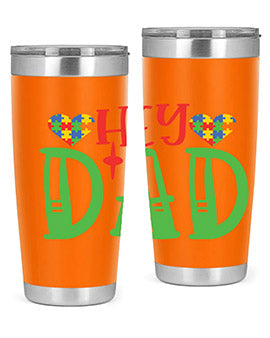 hey dad Style 14#- autism- Tumbler