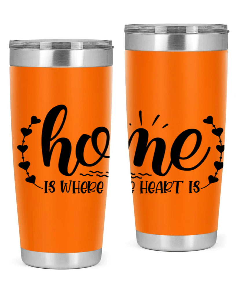 home is where the heart is 38#- home- Tumbler
