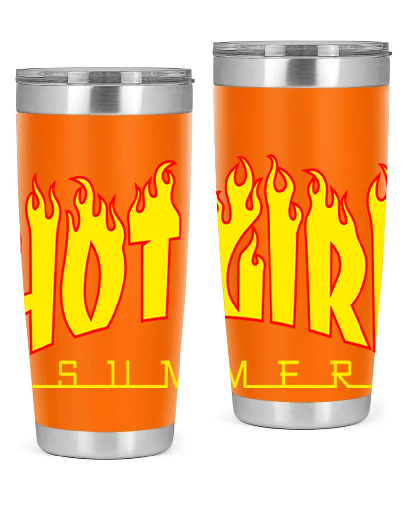 hot girl  summer fire 123#- black words phrases- Cotton Tank