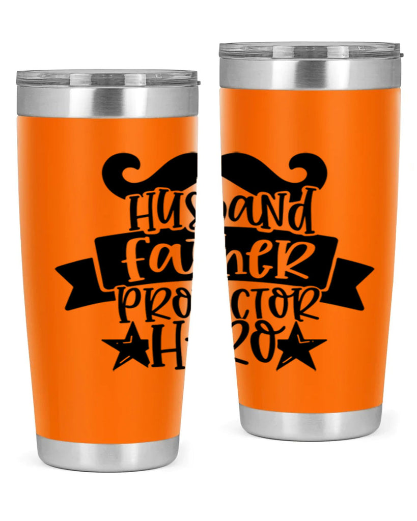 husband father protector hero 46#- fathers day- Tumbler