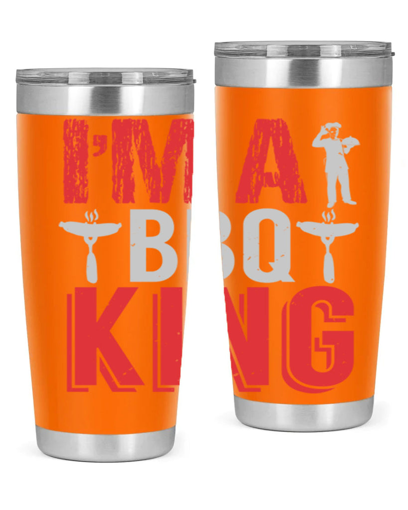 im a bbq king 34#- bbq- Tumbler