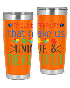 its our differences that make us unique beautiful Style 27#- autism- Tumbler