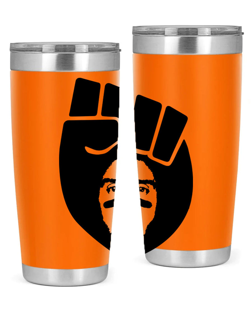 kaepernick fist hair 22#- black men - boys- tumbler