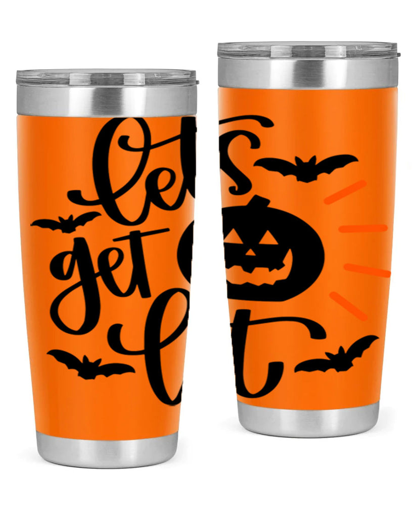 lets get lit 48#- halloween- Tumbler