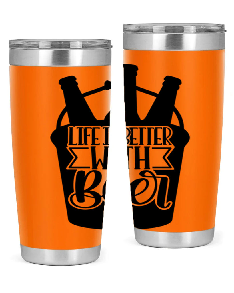 life is better with beer 27#- beer- Tumbler