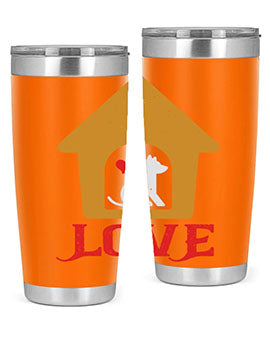 love Style 161#- dog- Tumbler