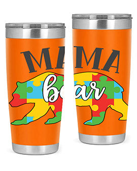 mama bear Style 32#- autism- Tumbler