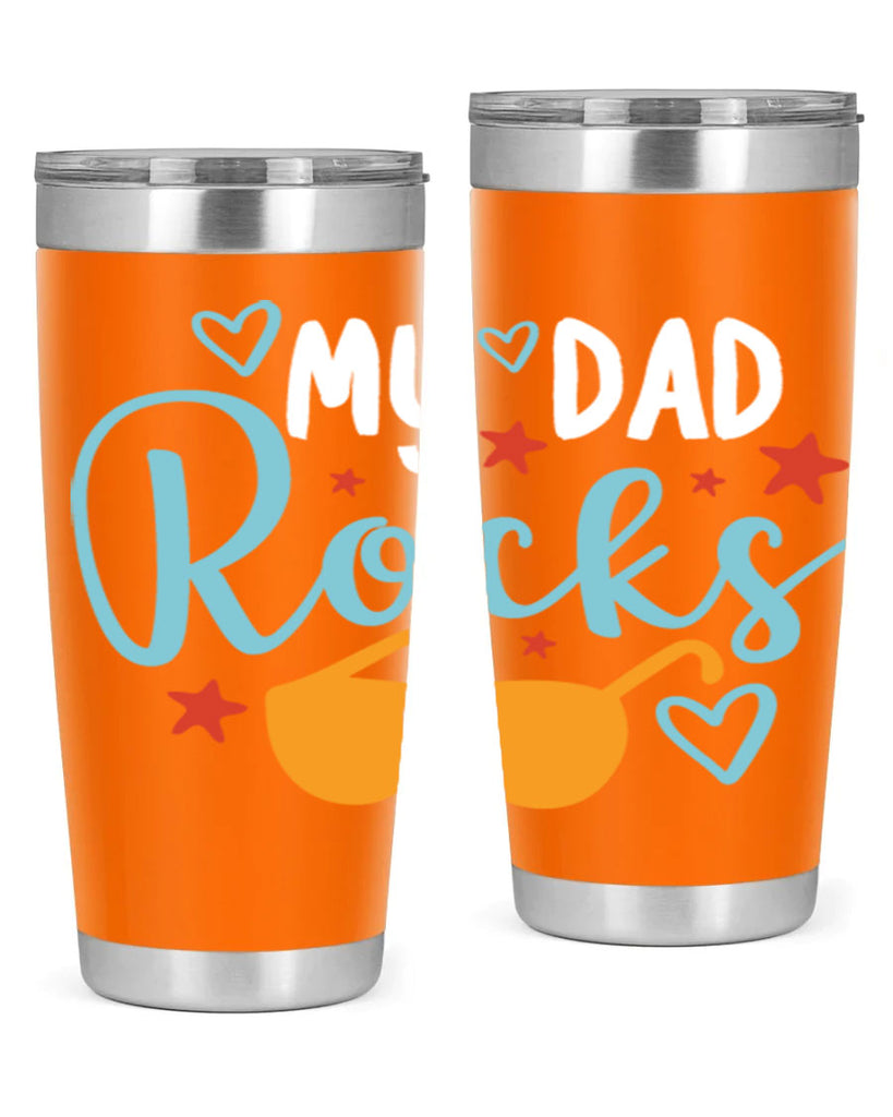 my dad rocks 83#- fathers day- Tumbler