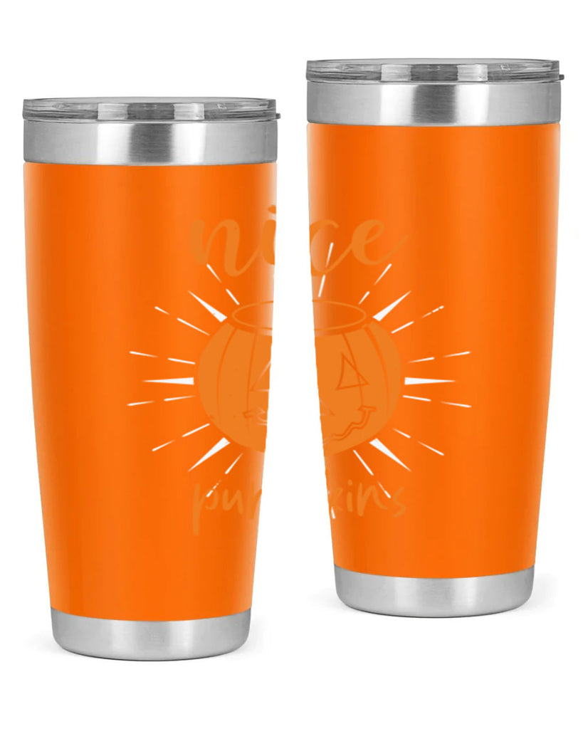 nice pumpkins 138#- halloween- Tumbler