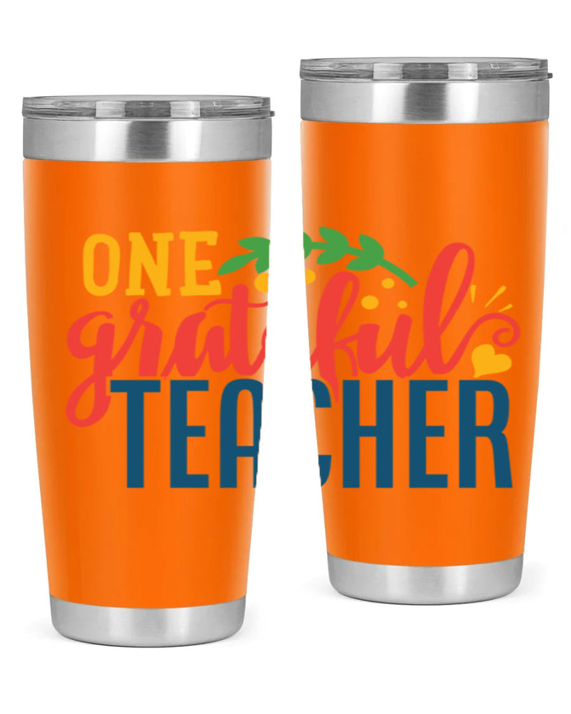 one grateful teacher Style 167#- teacher- tumbler