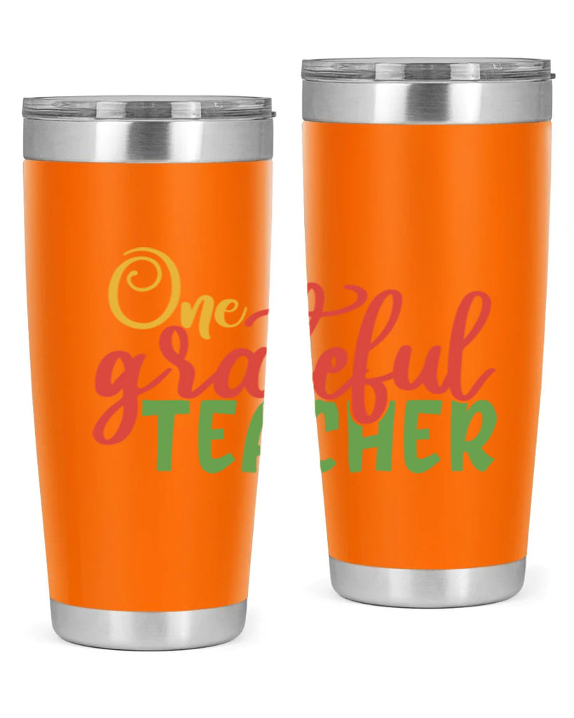 one grateful teacher Style 168#- teacher- tumbler