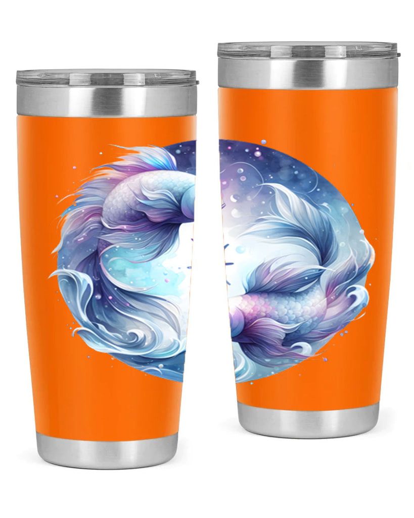 pisces 349#- zodiac- Tumbler