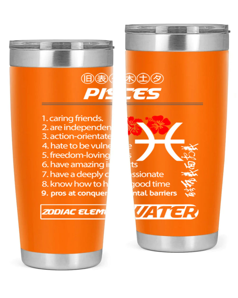 pisces 356#- zodiac- Tumbler