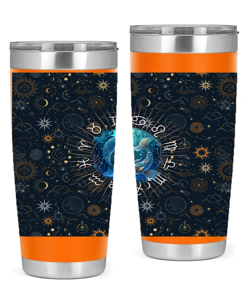 pisces Straight 366#- zodiac- Tumbler