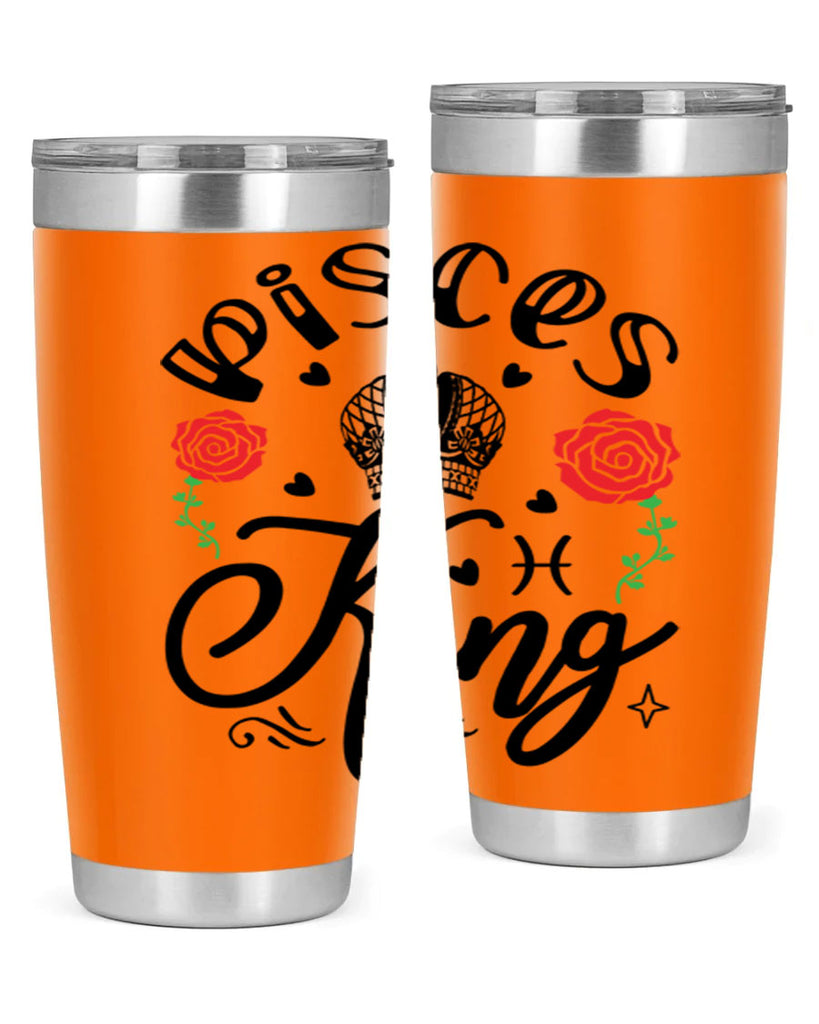 pisces king 375#- zodiac- Tumbler