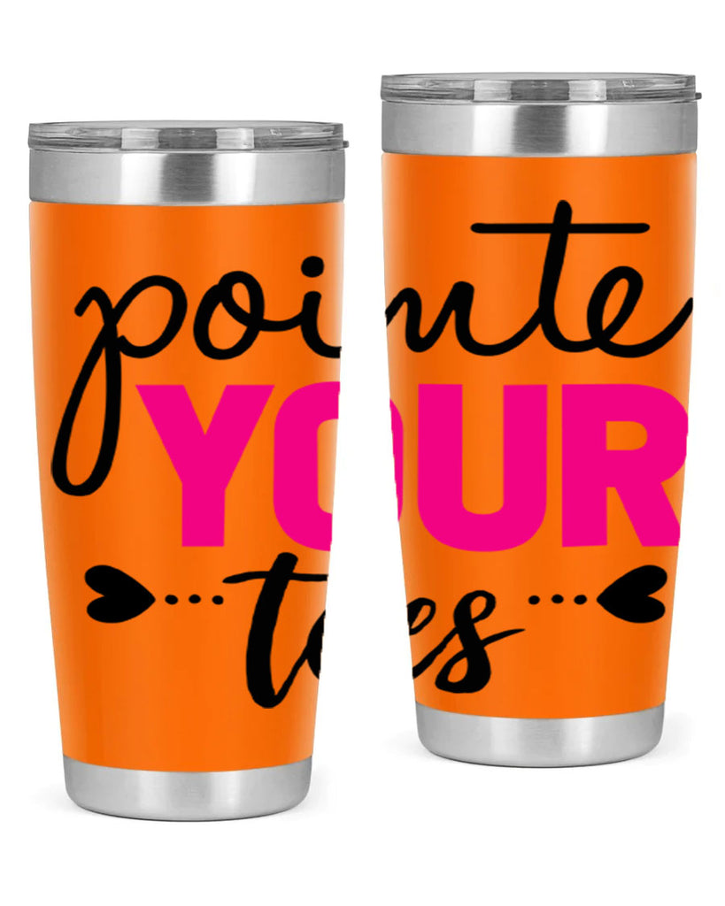 pointe your toes 71#- ballet- Tumbler