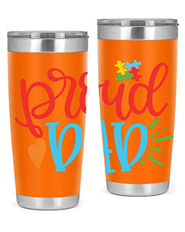 proud dad Style 36#- autism- Tumbler