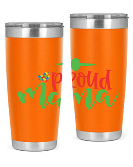 proud mama Style 38#- autism- Tumbler