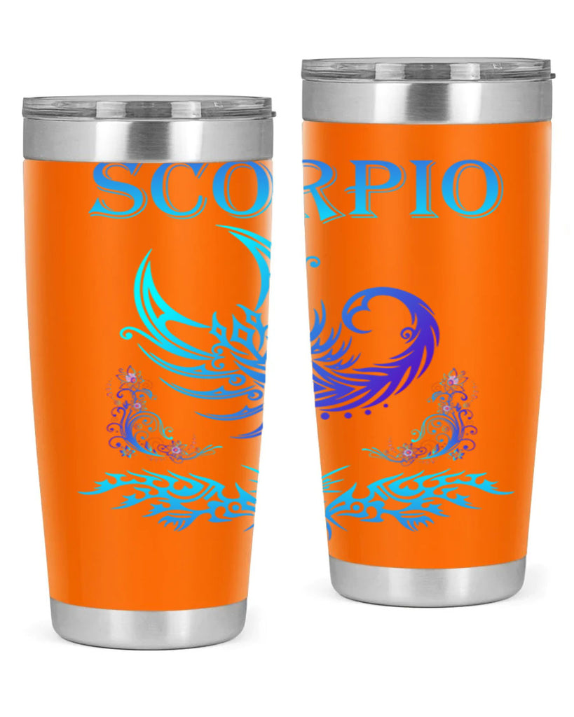 scorpio 449#- zodiac- Tumbler