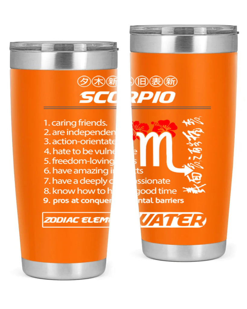 scorpio 456#- zodiac- Tumbler