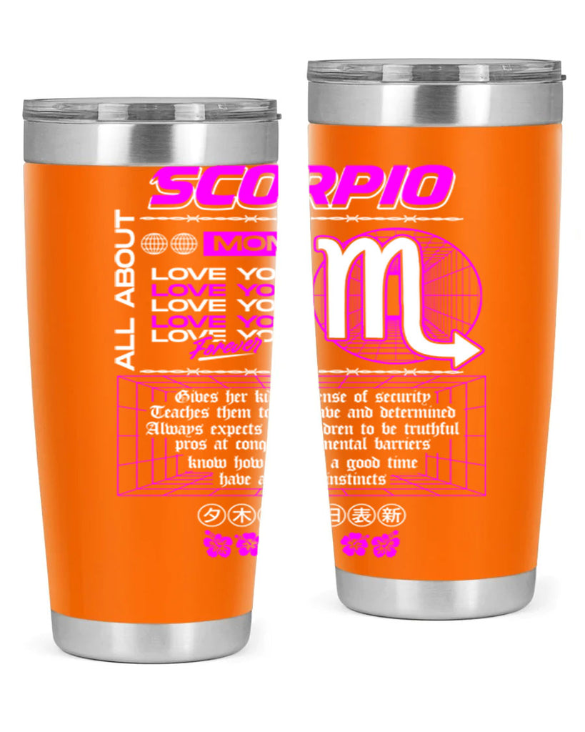 scorpio 457#- zodiac- Tumbler