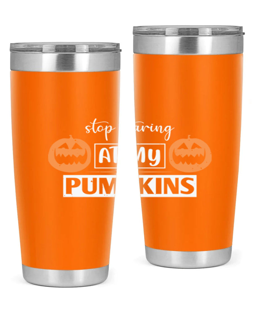 stop staring at my pumpkins 131#- halloween- Tumbler