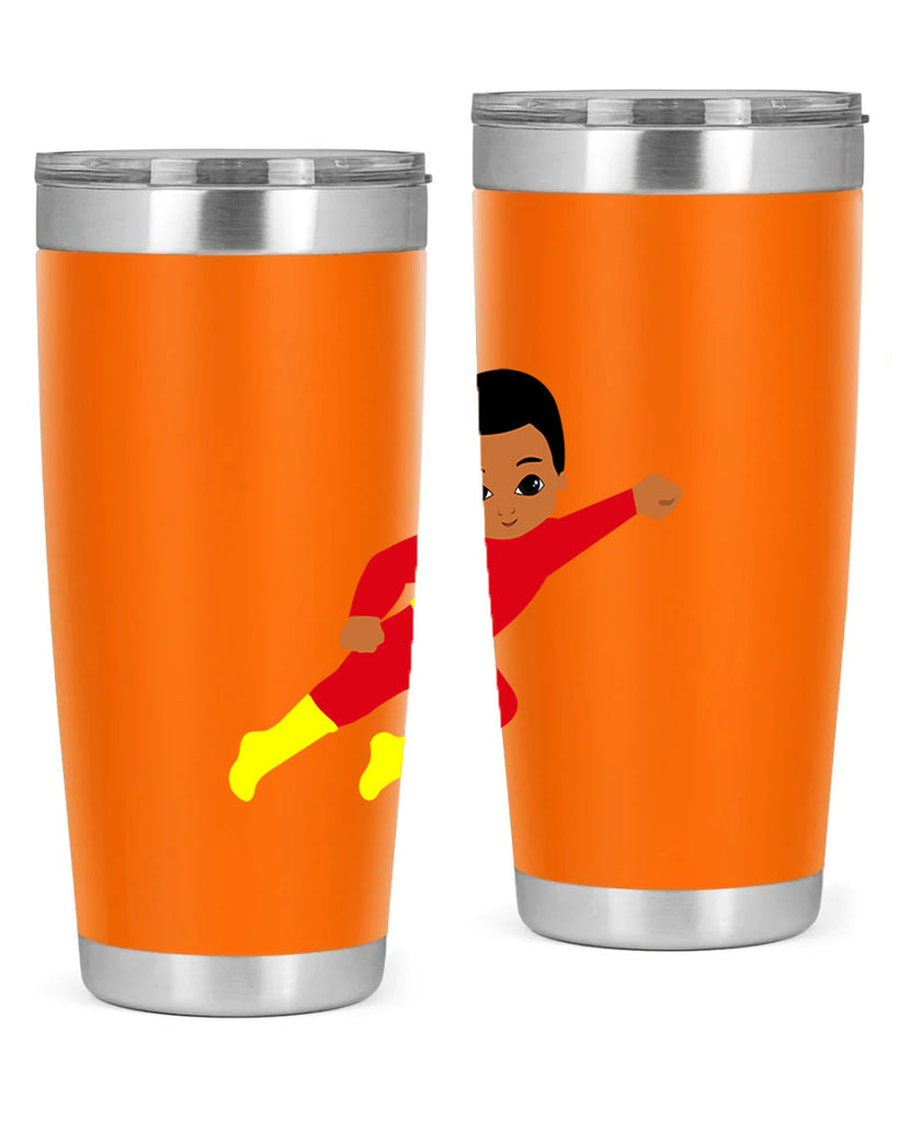 super kid 4#- black men - boys- tumbler