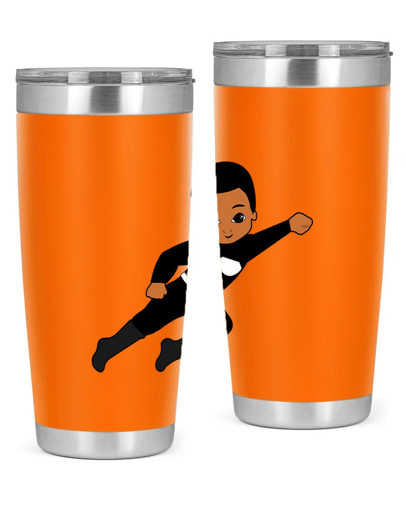 super kid 7#- black men - boys- tumbler