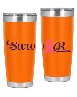 survivor Style 3#- breast cancer- Tumbler