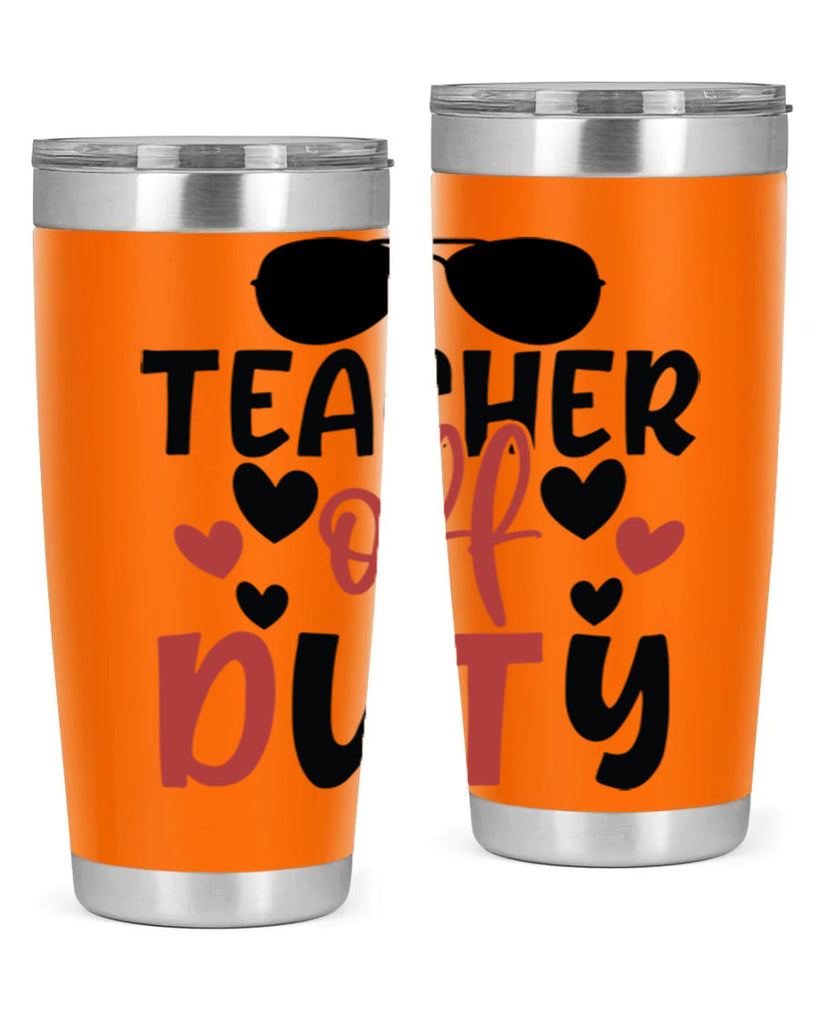 teacher off duty Style 205#- teacher- tumbler