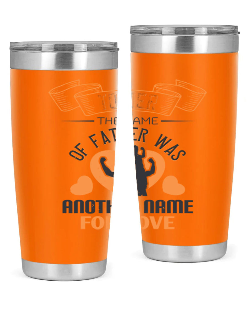 to her the name of father 144#- fathers day- Tumbler