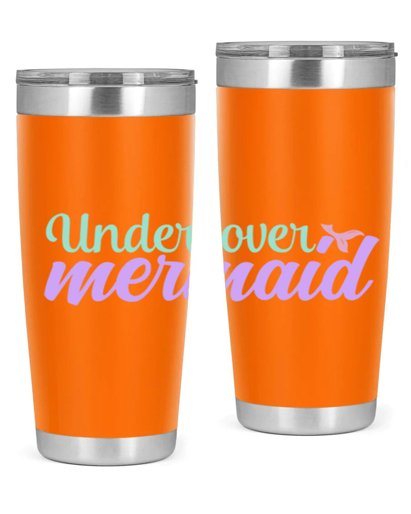 undercover mermaid 8#- mermaid- Tumbler