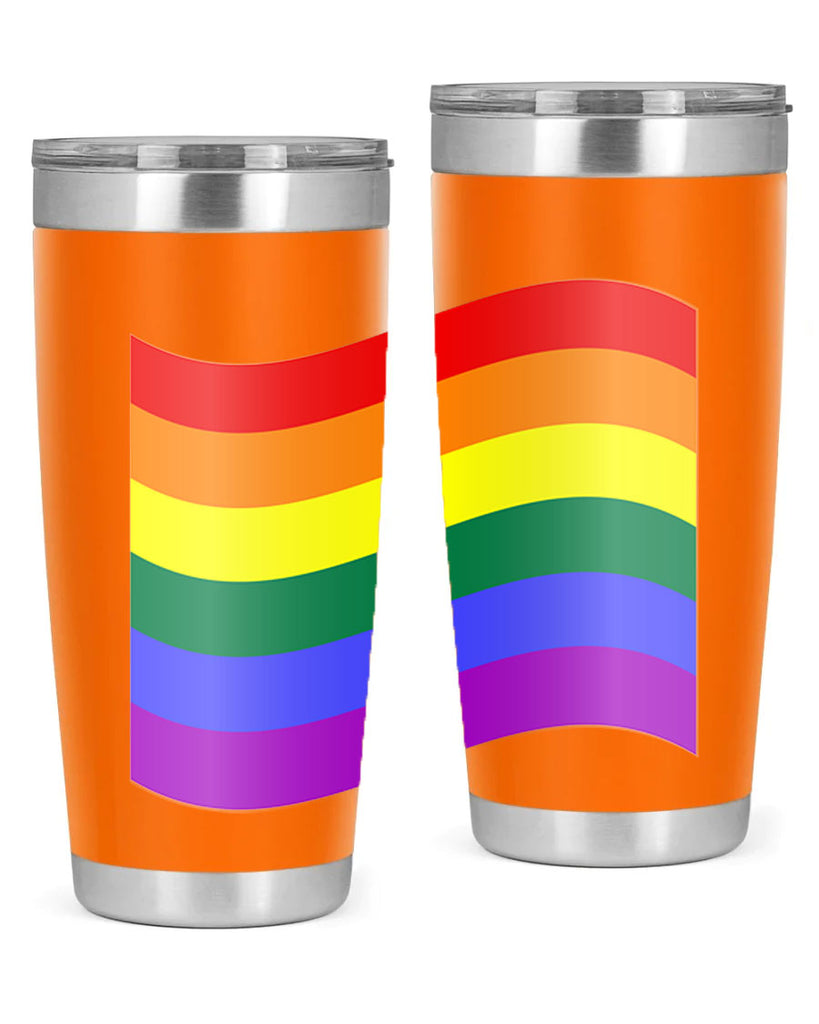 wavy rainbow flag 1#- lgbt- Tumbler