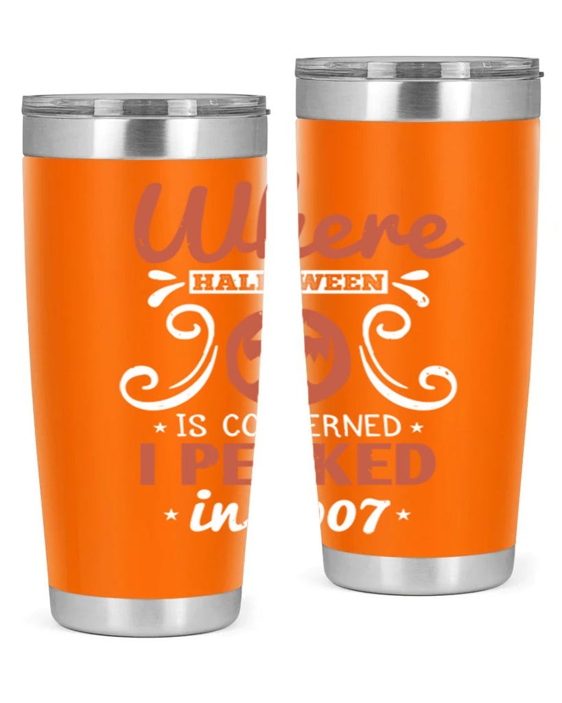 where halloween is 122#- halloween- Tumbler