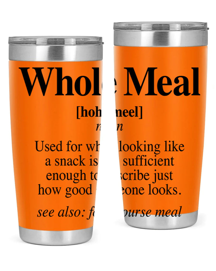 whole meal 10#- black words phrases- Cotton Tank