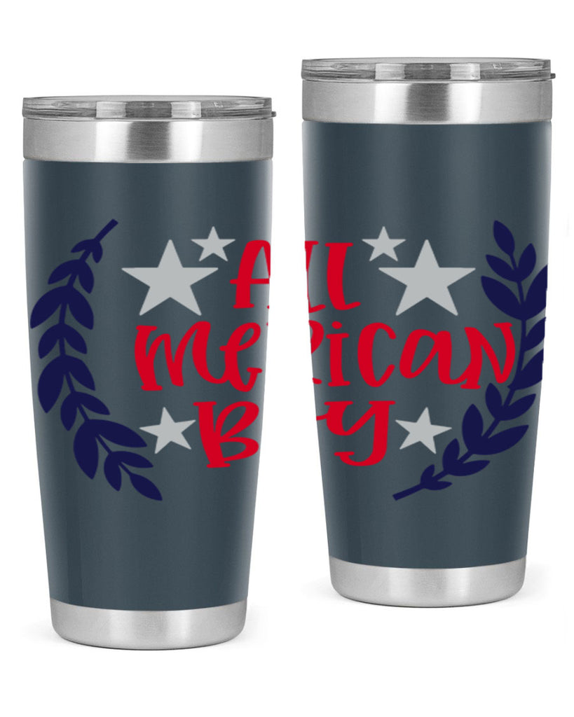 All Merican Boy Style 143#- Fourt Of July- Tumbler
