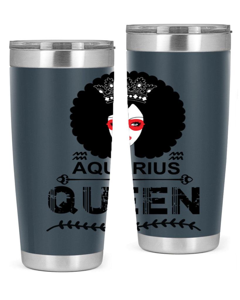 Aquarius queen 75#- zodiac- Tumbler