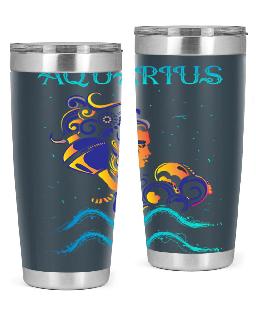 AquariusZodiac 76#- zodiac- Tumbler