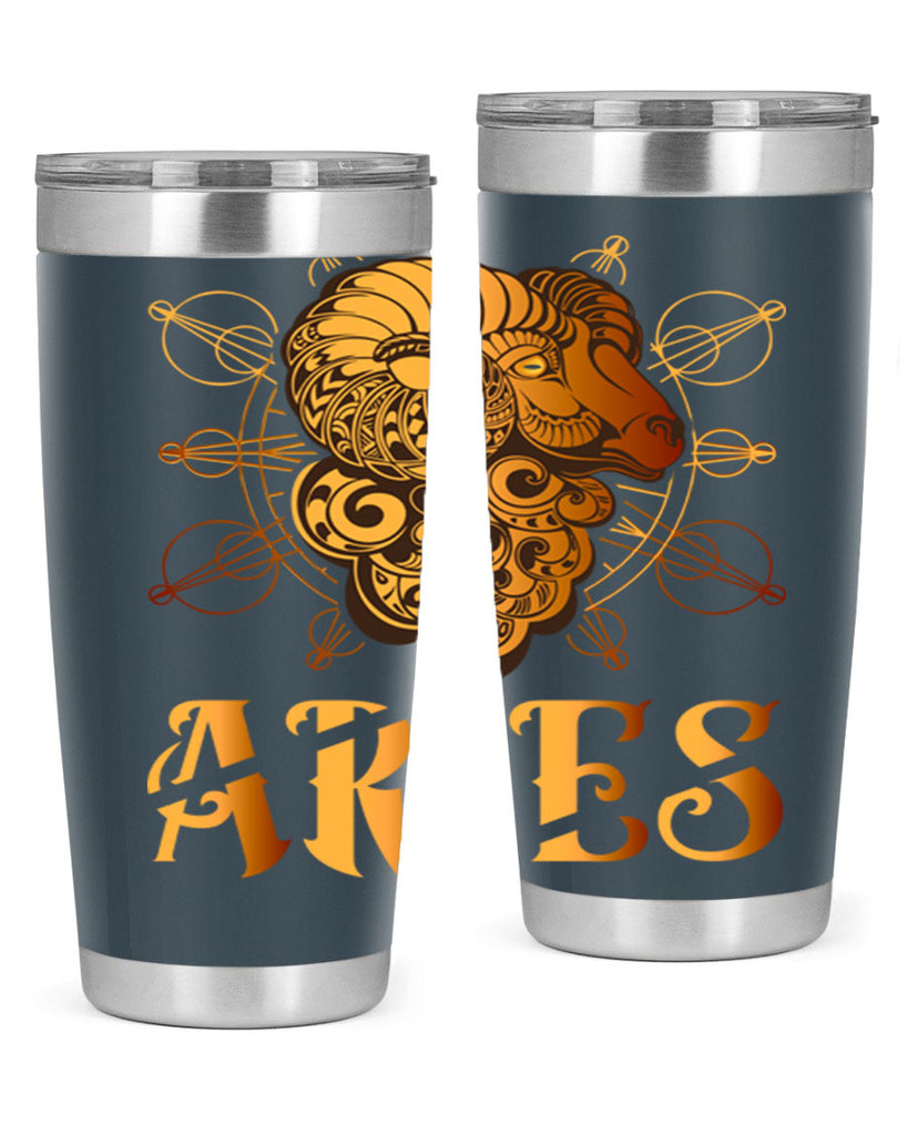 Aries 121#- zodiac- Tumbler