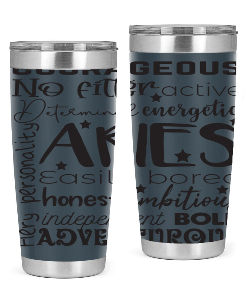 Aries 564#- zodiac- Tumbler