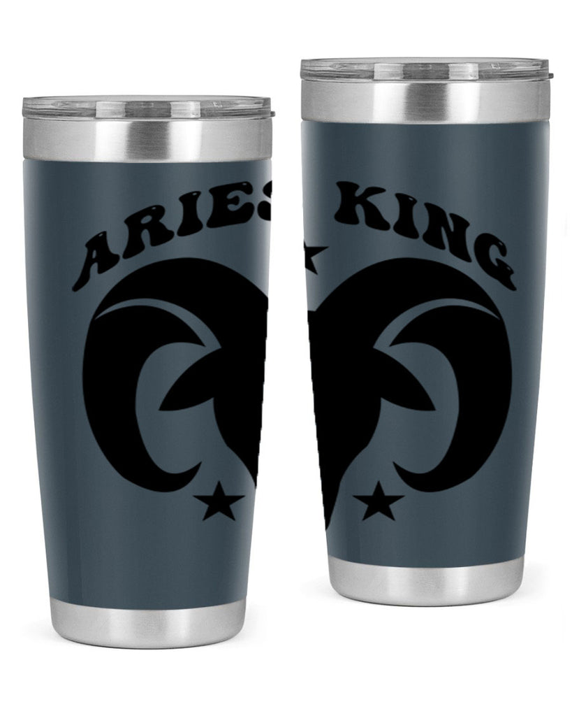 Aries king 110#- zodiac- Tumbler