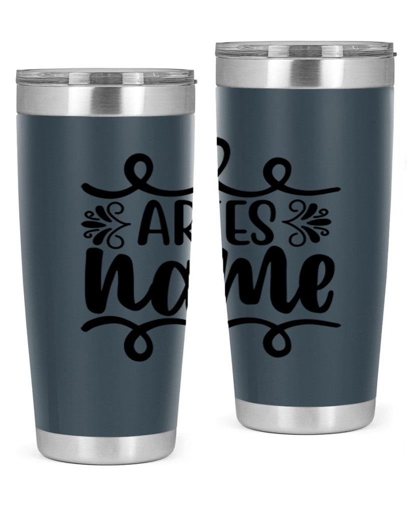 Ariesname 112#- zodiac- Tumbler