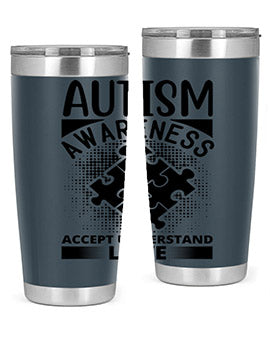 Autism awareness Style 43#- autism- Tumbler