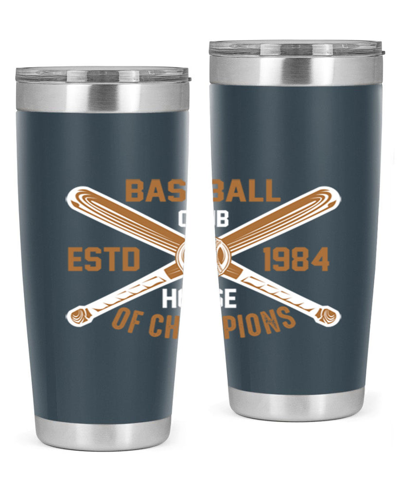 Baseball 1443#- baseball- Tumbler