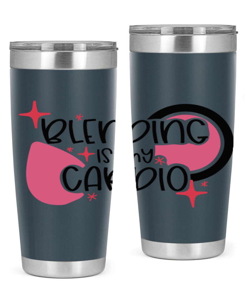 Blending Is My Cardio Style 128#- make up- Tumbler
