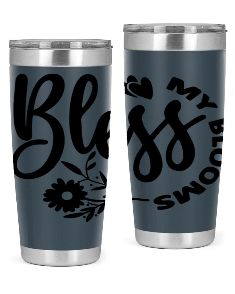 Bless My Blooms47#- spring- Tumbler